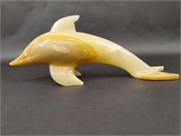 Carved Onyx Dolphin