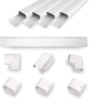 4 16.5Ft PVC Decorative Line Set Cover Kit for Duc