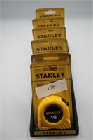 6 New Stanley 16' Measuring Tape