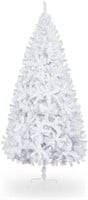 Bonnlo 6 ft White Unlit Artificial Christmas Pine