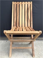 Slat Wood Design Outdoor Chair