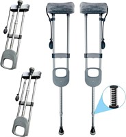 Folding Aluminum Underarm Crutches