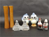 Four Sets of Salt and Pepper Shakers