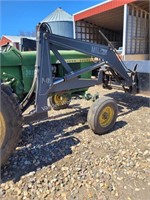 Miller P12 loader with 7' bucket and bale spear