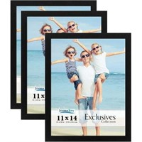 Icona Bay 11x14 Black Picture Frames  3 PK  Exclus