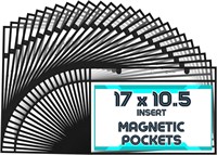 Magnetic Job Ticket Holders by Two Point (25-Pack)