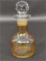 Amber Cut To Clear Perfume Bottle