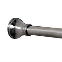 Titan Dual Mount Stainless Steel Finial Shower Rod