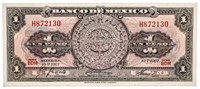 BANCO MEXICO 1967 1 Peso Gem UNC