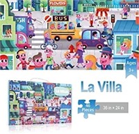 ZIPHIUS LA VILLA 46PC FLOOR PUZZLE 36x24