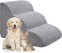 3-Tier Dog Stairs  16 with Removable Cover