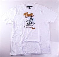 French Connection Vintage White T Shirt Graphic "