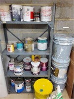 Shelf and contents paint