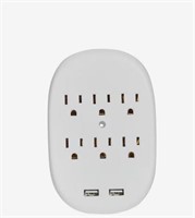 GLOBE ELECTRIC 6 OUTLETS