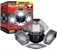 QuadBurst LED 5500 Lumens Ceiling Garage Light
