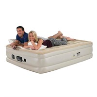 $158  18in. Queen Air Mattress with Built-In Pump