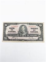 1937 Canadian 10 Dollar Bill