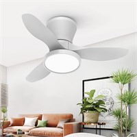 ocioc Quiet Ceiling Fan with LED Light DC motor 32
