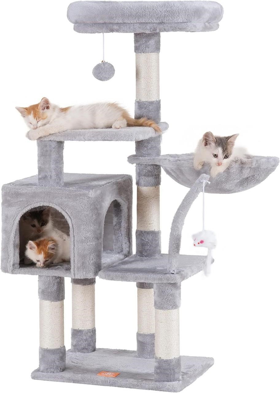 Heybly Cat Tree with Toy  Cat Tower condo for Indo