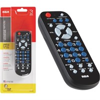 RCA RCR503BR 3-Device Palm-Sized Universal Remote