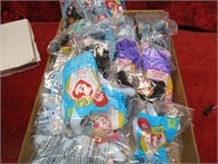 (24)Beanie baby toys lot. McDonald's toys.