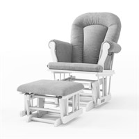 Forever Eclectic Tranquil Glider Rocker With Ottom
