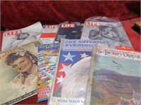 (8)1930's Life magazines & others.