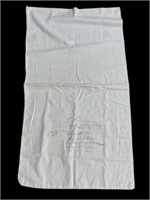 Linen sack Parcel mailed from NY to Germany Utica