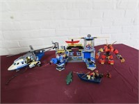 Lego building toy sets. Police.