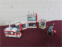 Lego building toy sets. Ambulance