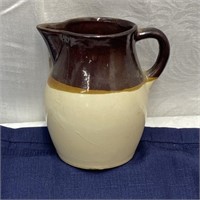 Brown Ceramic pottery pitcher