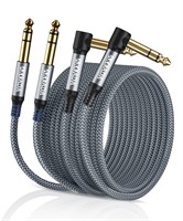 AkoaDa 1/4 inch TRS Audio Cable (2Pack 15FT)  6.35