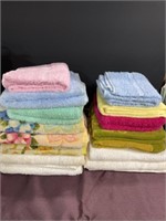 Vintage bath towel lot