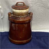 Ceramic canister with lid