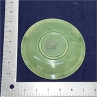Art Wells green Ceramic plate