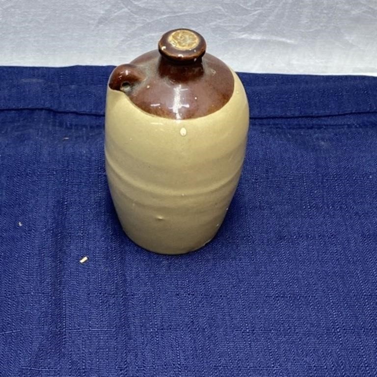 Vintage talc pottery container