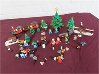 Lego building toy sets. Christmas village