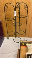 Metal plant stand 22 inches inches tall