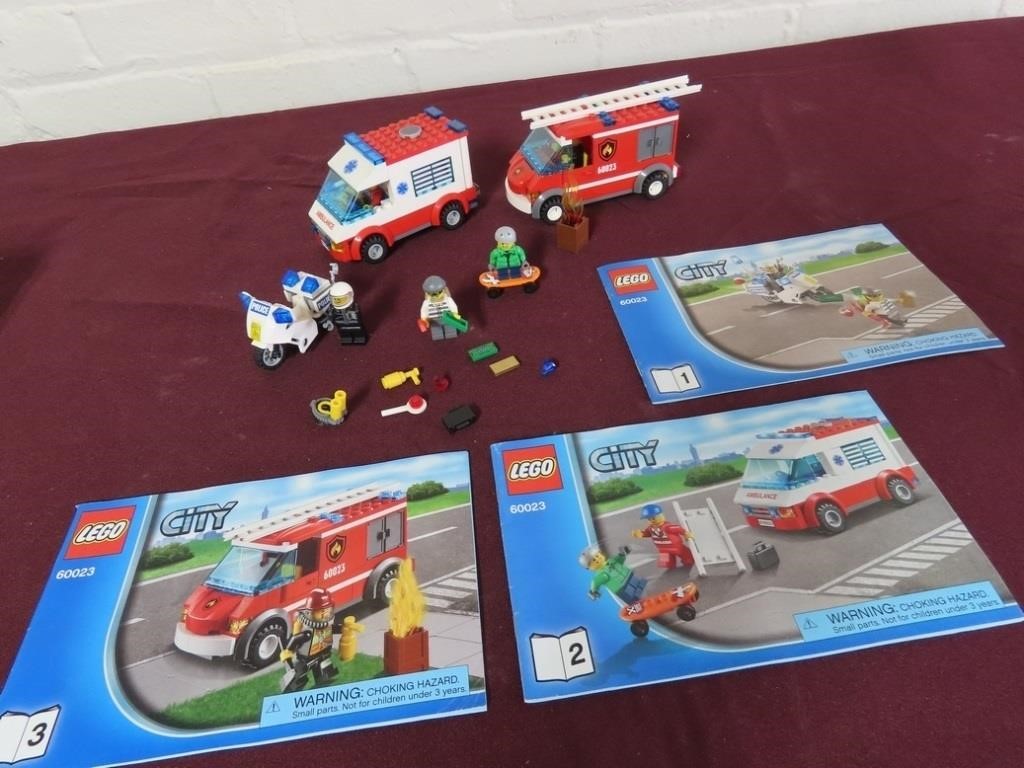 Lego building toy sets. City.