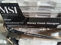 3x MSI Square Floor Tiles - Honey Comb
