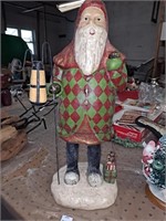 Vintage paper mache Santa clause 19 inches tall