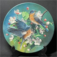 "Bluebirds" by Kevin Daniel Ltd. Ed. Plate