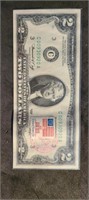 2 1976 $2.00 Bill-1st Day Stamp--new