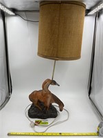 End of the Trail style lamp
