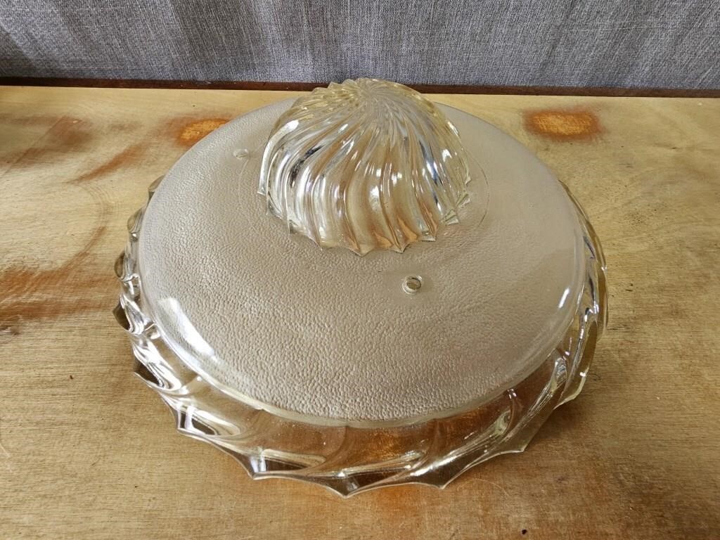 Art Deco Era Ceiling Light Glass Shade