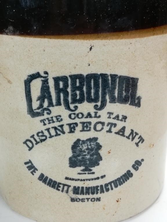 Carbonol Coal Tar Disinfectant Boston Stoneware
