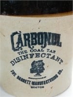 Carbonol Coal Tar Disinfectant Boston Stoneware Ju