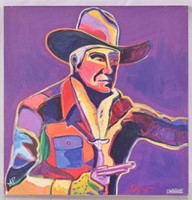 "Hopalong Cassidy" Malcolm Furlow AP Canvas Print