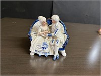 Porcelain Statues (x3)