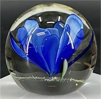 Beautiful Blue Art Glass Williamsburg Va